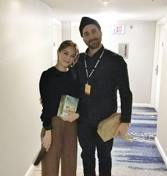 Kristin Kreuk and Eric Putzer