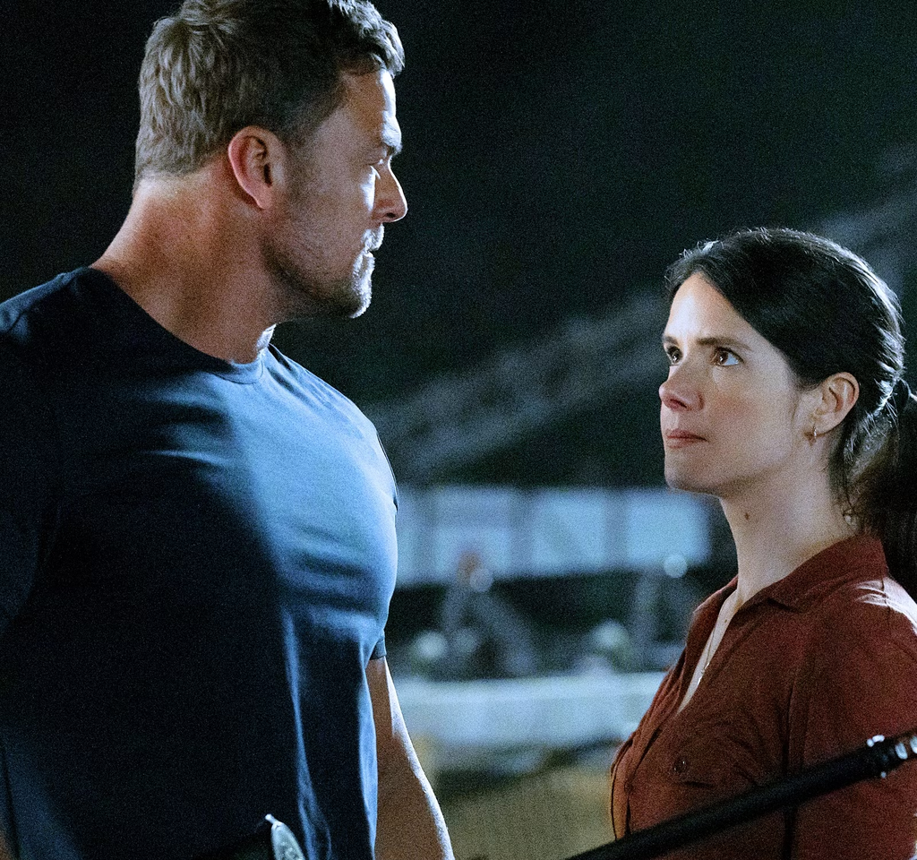 Sonya Cassidy and Alan Ritchson