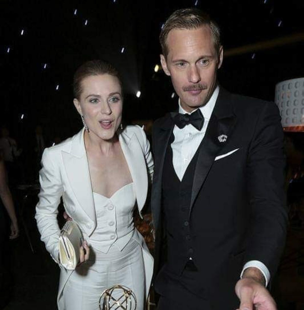 Evan Rachel Wood and Alexander Skarsgård