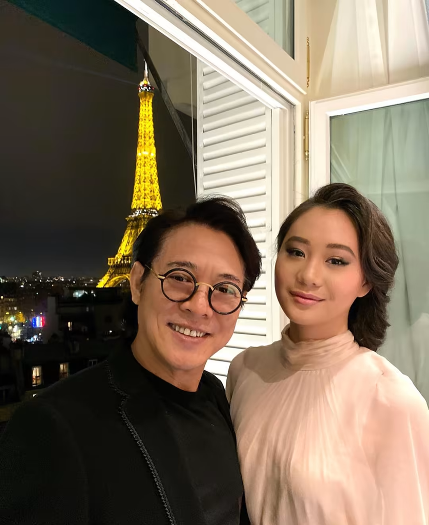 Jet Li and Nina Li Chi