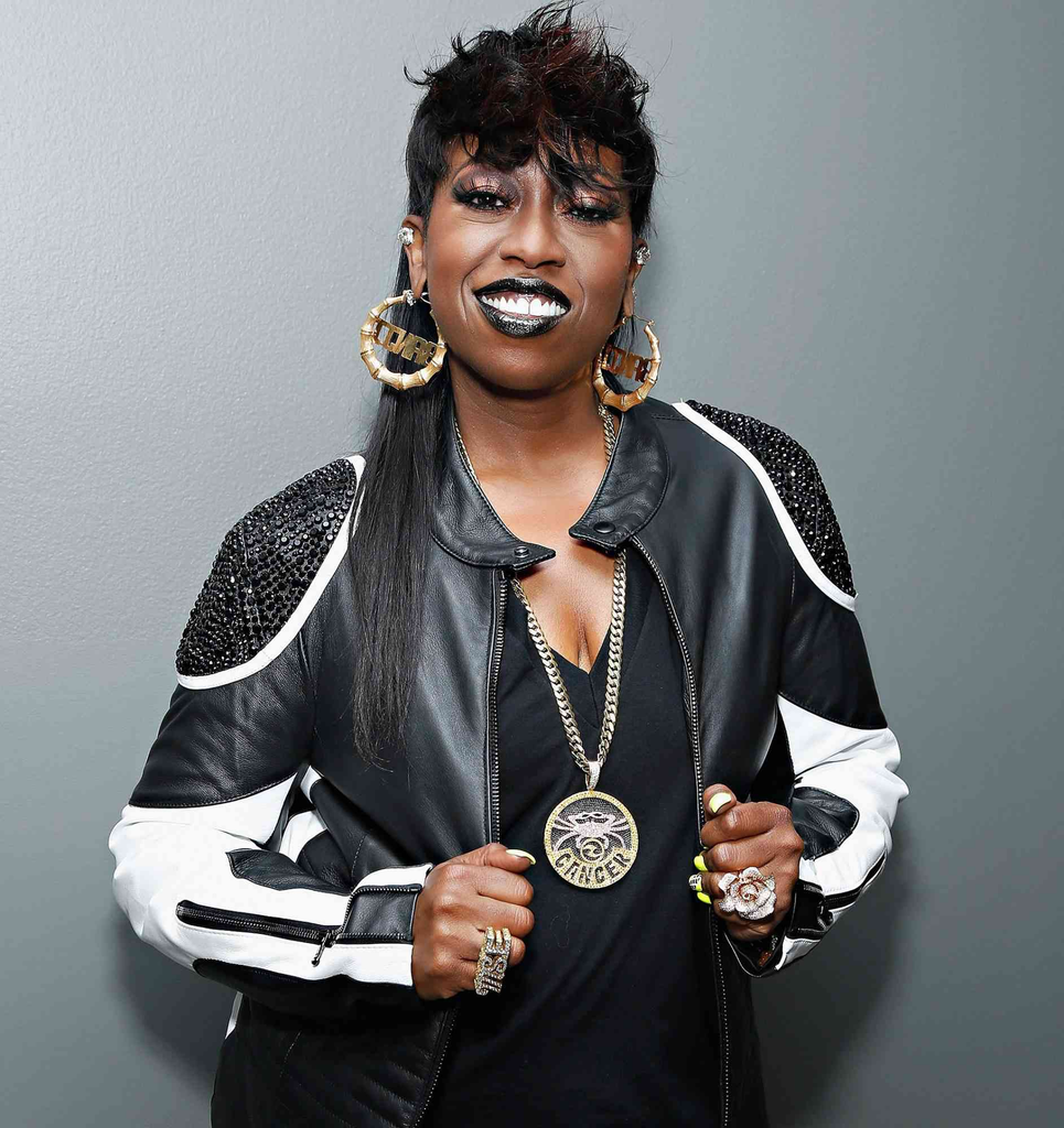 Missy Elliott smiling