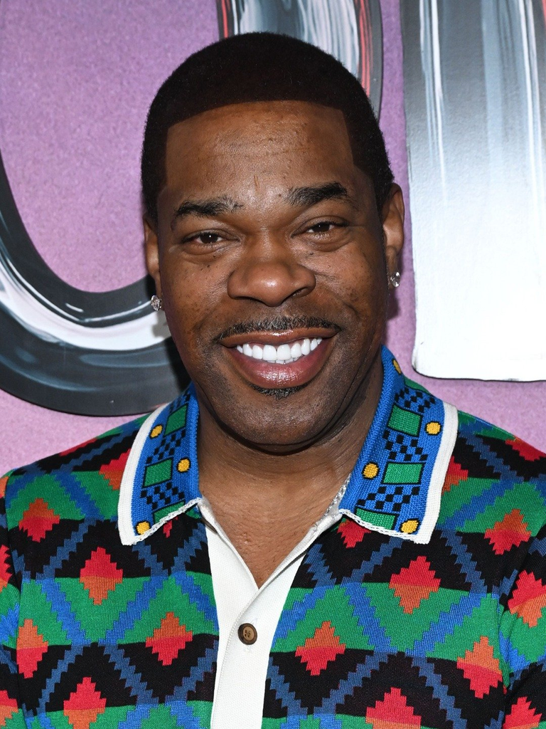 Busta Rhymes smiling